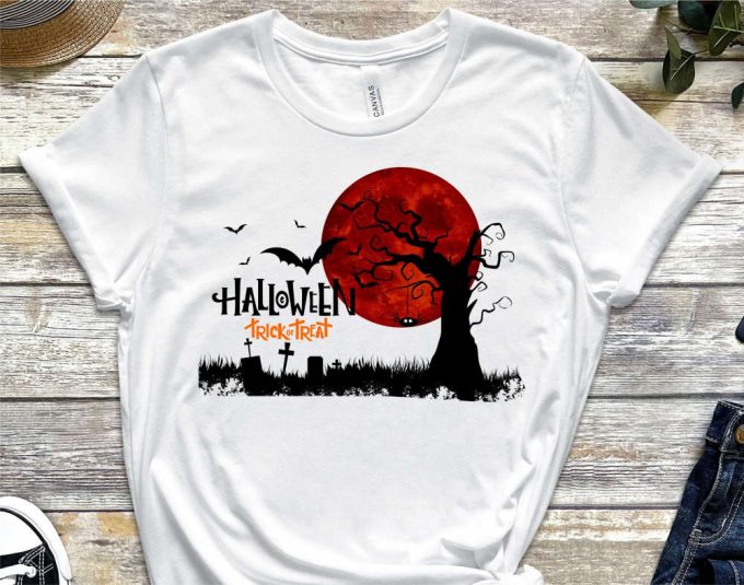 Halloween Shirt, Spooky Season, Halloween Gift Shirt, Halloween Cute Shirt, Funny Halloween Shirt, Spooky Shirt , Trick Or Treat Shirt 3