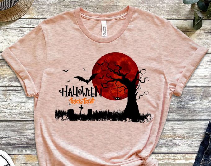 Halloween Shirt, Spooky Season, Halloween Gift Shirt, Halloween Cute Shirt, Funny Halloween Shirt, Spooky Shirt , Trick Or Treat Shirt 5