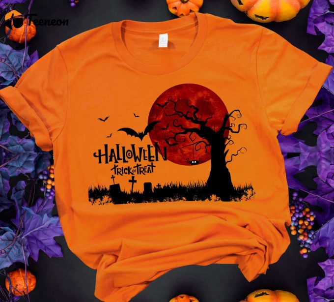 Halloween Shirt, Spooky Season, Halloween Gift Shirt, Halloween Cute Shirt, Funny Halloween Shirt, Spooky Shirt , Trick Or Treat Shirt 1