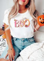 Spooky and Fun Halloween T-Shirt Gift for Kids: Perfect for Halloween Home Parties Trick or Treating and Halloween Trips!