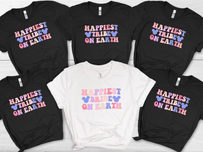 Happies Bride T-Shirt: Custom Wedding Team &Amp; Bachelorette Shirts For Bride Wife Maid Of Honor - Engaging &Amp; Stylish! 3