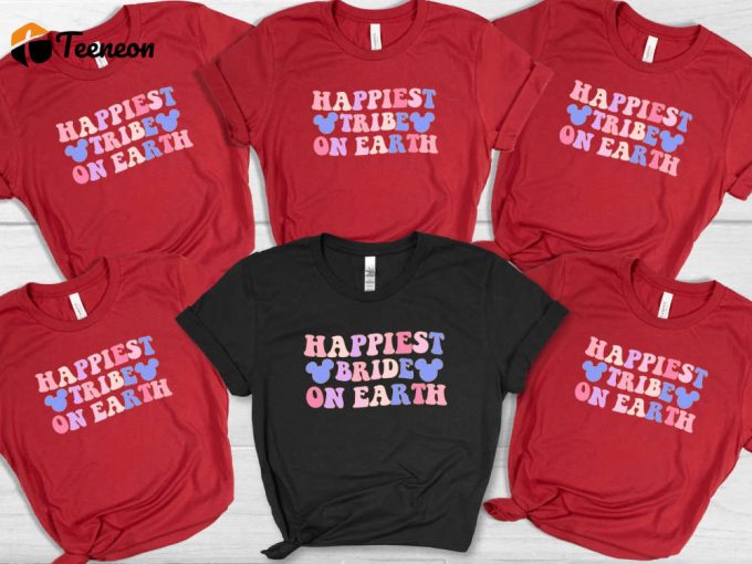 Happies Bride T-Shirt: Custom Wedding Team &Amp;Amp; Bachelorette Shirts For Bride Wife Maid Of Honor - Engaging &Amp;Amp; Stylish! 1