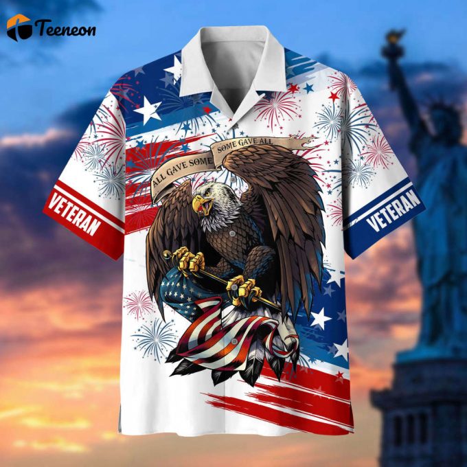 Happy Independence Day U.s Veteran Hawaii Shirt For Men And Women 1