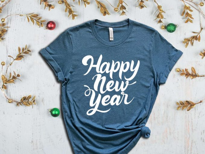 Happy New Year T-Shirt, Christmas Shirts, Christmas Gift Ideas, Noel Shirt, Winter Holiday Shirt, Xmas Tees, Family Xmas Tshirts, Xmas Tee 3