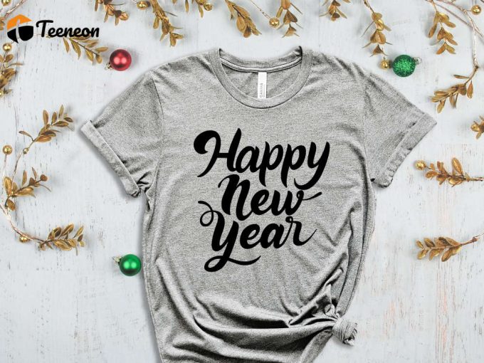 Happy New Year T-Shirt, Christmas Shirts, Christmas Gift Ideas, Noel Shirt, Winter Holiday Shirt, Xmas Tees, Family Xmas Tshirts, Xmas Tee 1