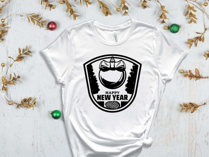 Happy New Year T-Shirt, Merry Christmas Shirt, Christmas Ball Shirt, Winter Holiday Tees, Funny Christmas Shirt, Xmas Tshirt, Christmas Gift 4