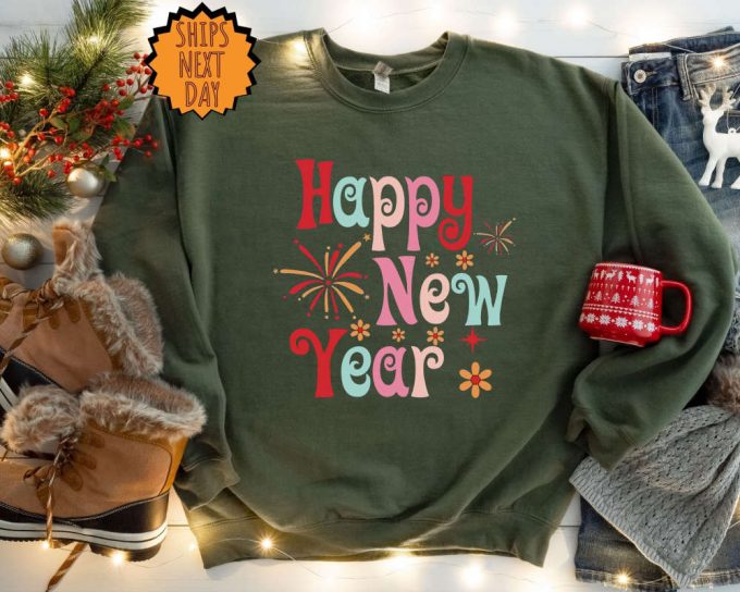 2024 Happy New Years Eve Sweatshirt &Amp; Hoodie: Festive Party Shirts For Women 3