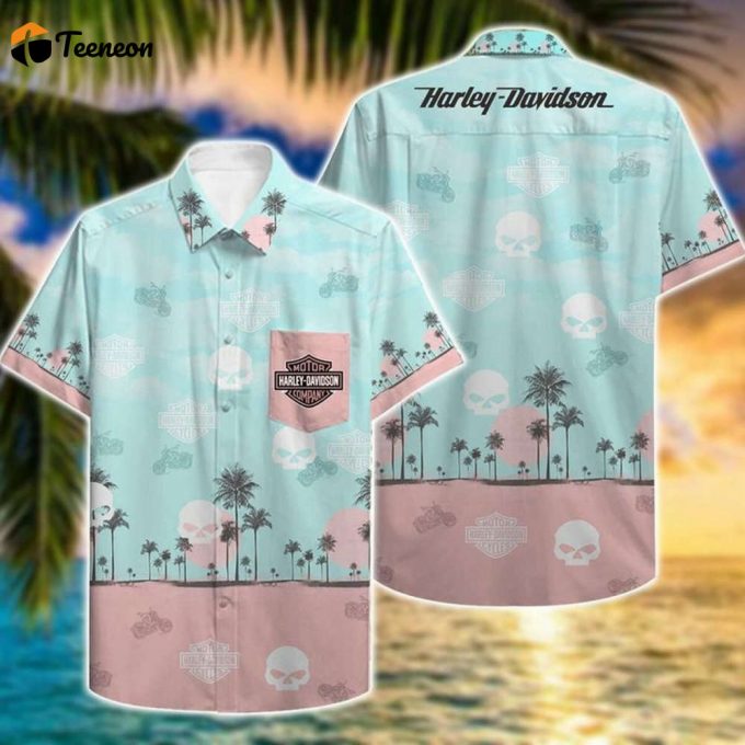 Harley Davion Hawaiian Shirt Gift For Men And Women Suer Beach Outfit 1