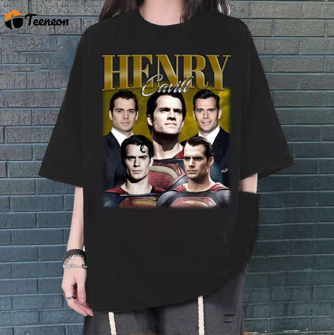 Henry Cavill T-Shirt, Henry Cavill T-Shirt, Henry Cavill Unisex, Unisex T-Shirt, Hip Hop Graphic, Trendy T-Shirt, Retro T-Shirt 1