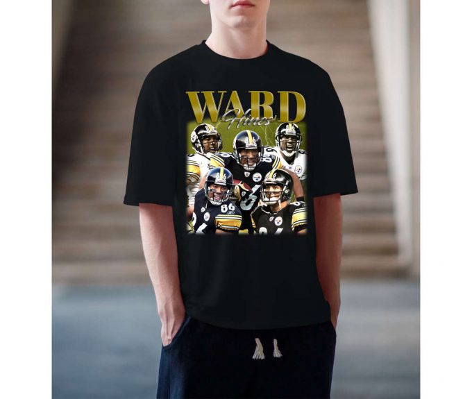 Hines Ward T-Shirt, Hines Ward T-Shirt, Hines Ward Unisex, Unisex T-Shirt, Hip Hop Graphic, Trendy T-Shirt, Retro T-Shirt 4