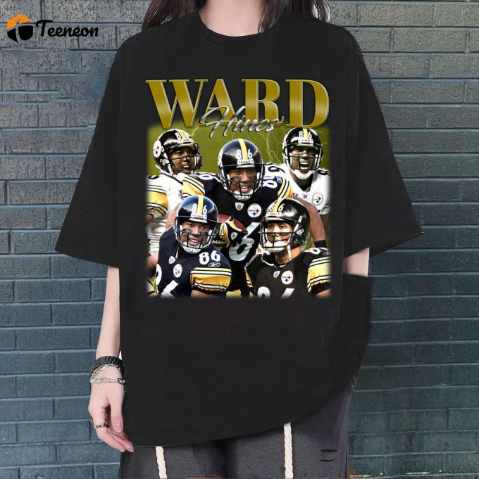 Hines Ward T-Shirt, Hines Ward T-Shirt, Hines Ward Unisex, Unisex T-Shirt, Hip Hop Graphic, Trendy T-Shirt, Retro T-Shirt 1