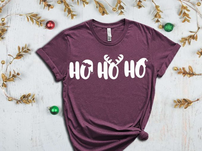 Ho-Ho-Ho T-Shirt, Funny Christmas Tees, Christmas Shirts, Christmas Gift Ideas, Xmas Apparel, Merry Christmas Clothing, Family Xmas Outfits 2