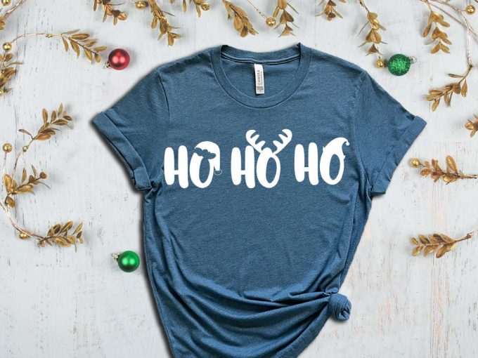 Ho-Ho-Ho T-Shirt, Funny Christmas Tees, Christmas Shirts, Christmas Gift Ideas, Xmas Apparel, Merry Christmas Clothing, Family Xmas Outfits 3