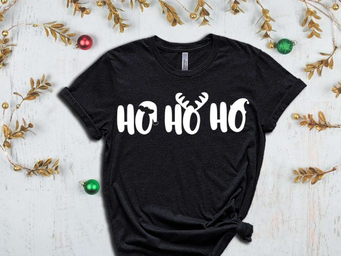 Ho-Ho-Ho T-Shirt, Funny Christmas Tees, Christmas Shirts, Christmas Gift Ideas, Xmas Apparel, Merry Christmas Clothing, Family Xmas Outfits 4