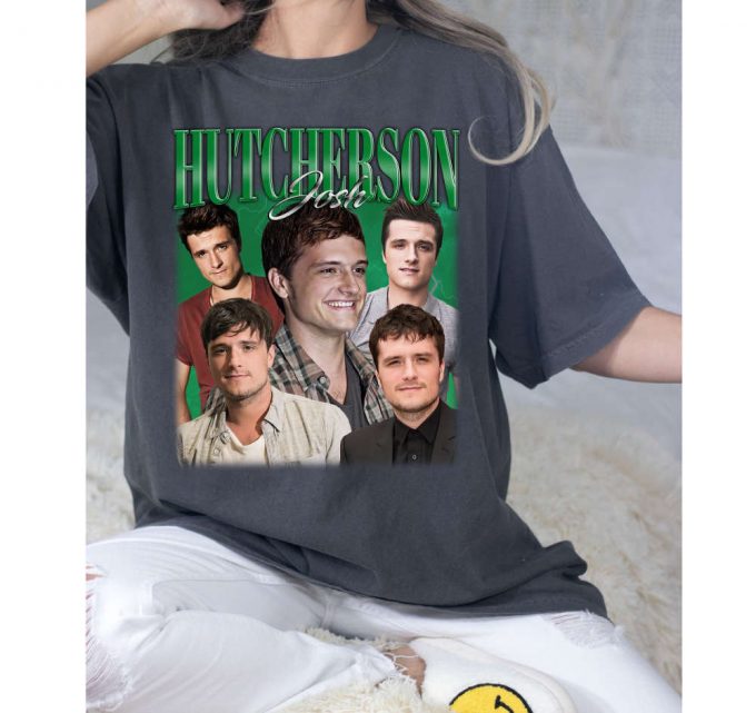 Hutcherson Josh T-Shirt, Hutcherson Josh T-Shirt, Hutcherson Josh Unisex, Unisex T-Shirt, Hip Hop Graphic, Trendy T-Shirt, Retro T-Shirt 3