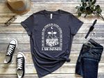 I Am Infinite T-Shirt: Unleash Your Inner Power with Fourth Wing Dragon Rider and Basgiath War College Designs from The Empyrean Series – Bookworm Shirts for Violet Sorrengail Enthusiasts!