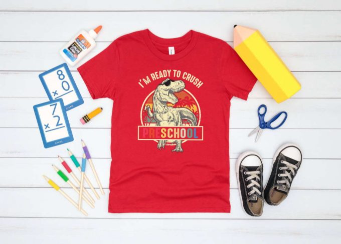 I M Ready To Crush Fifth Grade T-Shirt - Cute Back To School Gift For First Day Of School - Hello 5Th Grade Shirt 2