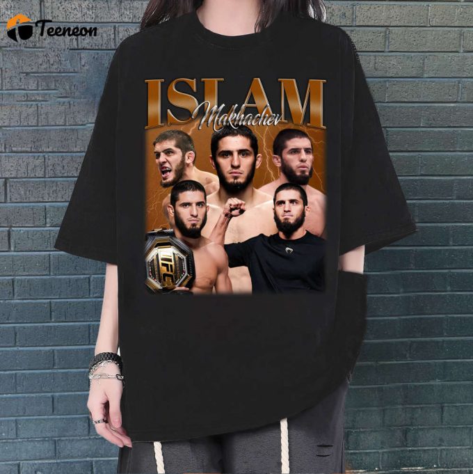 Islam Makhachev T-Shirt, Islam Makhachev T-Shirt, Islam Makhachev Unisex, Unisex T-Shirt, Hip Hop Graphic, Trendy T-Shirt, Retro T-Shirt 1