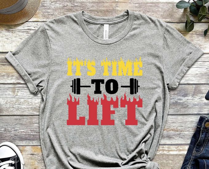 It'S Time To Lift Shirt, Funny Gym Shirt , Funny Pump Shirt, Bodybuilding Shirt, Weightlifting Shirt, Gift For Gymbro, Gymrat Shirt 4