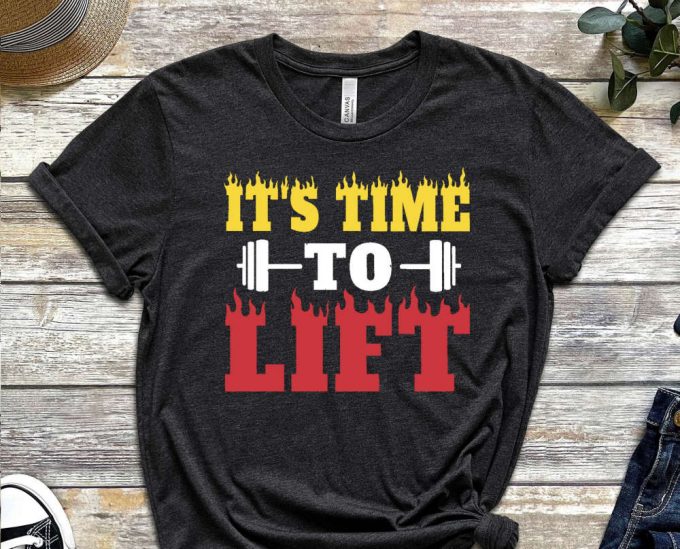 It'S Time To Lift Shirt, Funny Gym Shirt , Funny Pump Shirt, Bodybuilding Shirt, Weightlifting Shirt, Gift For Gymbro, Gymrat Shirt 6