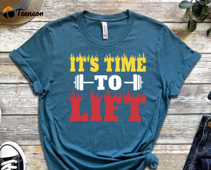 It'S Time To Lift Shirt, Funny Gym Shirt , Funny Pump Shirt, Bodybuilding Shirt, Weightlifting Shirt, Gift For Gymbro, Gymrat Shirt 1