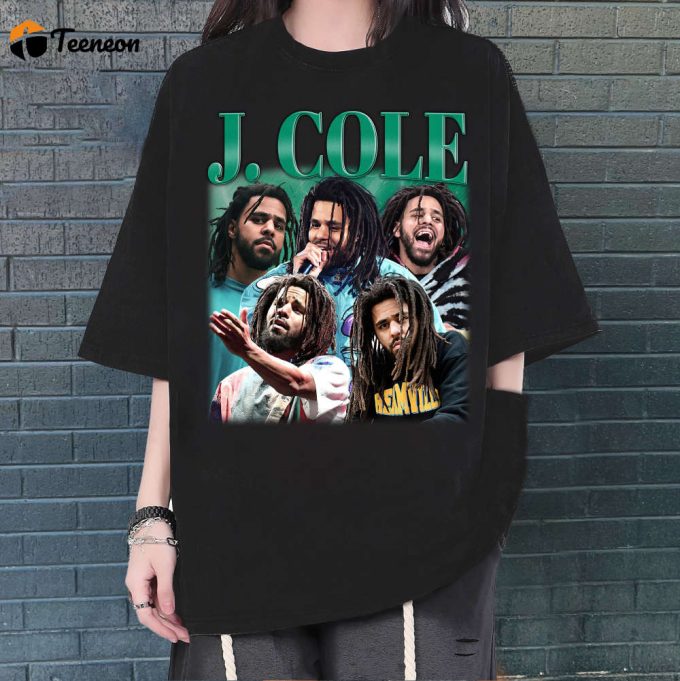 J Cole T-Shirt, J Cole T-Shirt, J Cole Unisex, Unisex T-Shirt, Hip Hop Graphic, Trendy T-Shirt, Retro T-Shirt 1