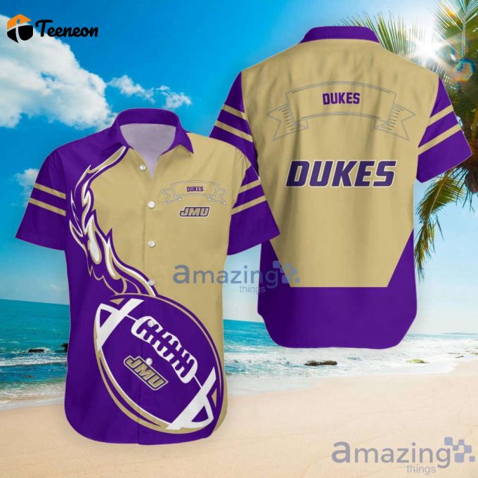 James Madison Dukes Hawaii Shirt, Best Gift For Men And Women 1