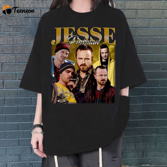 Jesse Pinkman T-Shirt, Jesse Pinkman Shirt, Jesse Pinkman Tees, Hip Hop Graphic, Unisex Shirt, Bootleg Retro 90'S Fans, Trendy Shirt 1