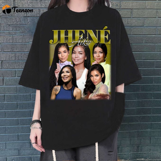 Jhené Aiko T-Shirt, Jhené Aiko Shirt, Jhené Aiko Tees, Hip Hop Graphic, Unisex Shirt, Bootleg Retro 90'S Fans, Trendy Shirt 1