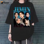 Jimin T-Shirt, Jimin Shirt, Jimin Tees, Hip hop Graphic, Unisex Shirt, Bootleg Retro 90’s Fans, Trendy Shirt