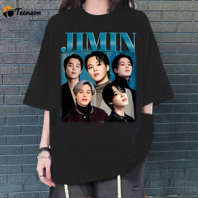 Jimin T-Shirt, Jimin Shirt, Jimin Tees, Hip Hop Graphic, Unisex Shirt, Bootleg Retro 90’S Fans, Trendy Shirt