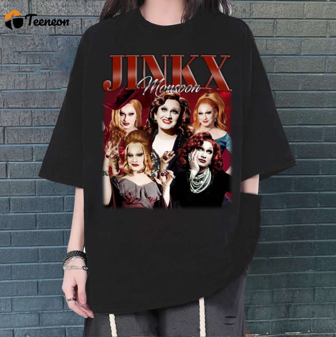 Jinkx Monsoon T-Shirt, Jinkx Monsoon Shirt, Jinkx Monsoon Tees, Hip Hop Graphic, Unisex Shirt, Bootleg Retro 90'S Fans, Trendy Shirt 1