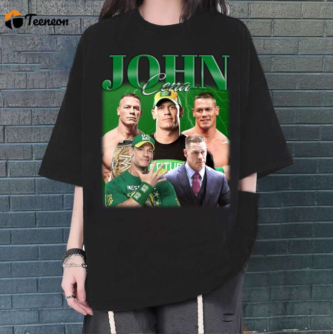 John Cena Shirt, John Cena Shirt, John Cena Tees, Hip Hop Graphic, Unisex Shirt, Bootleg Retro 90'S Fans, Trendy Shirt 1