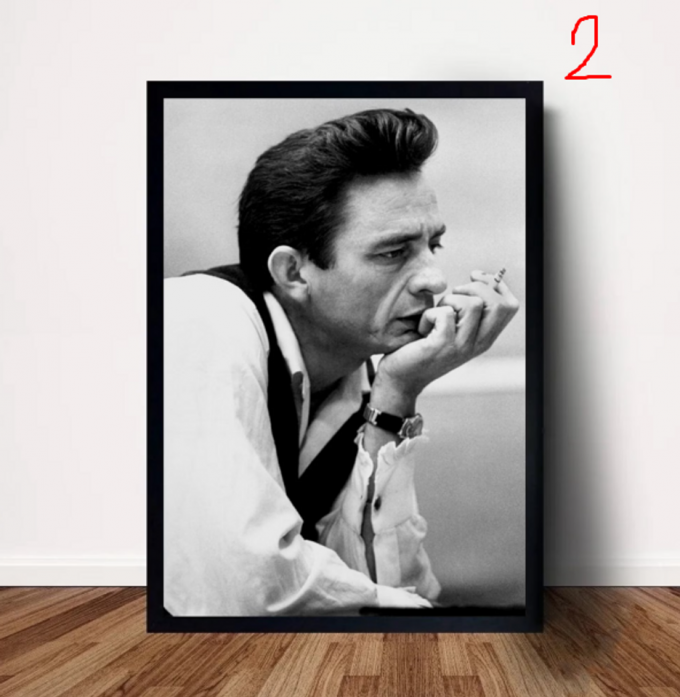 Johnny Cash Music Poster For Home Decor Gift Wall Art 2