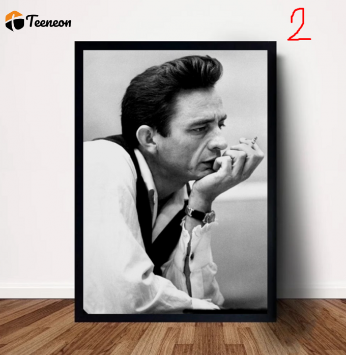 Johnny Cash Music Poster For Home Decor Gift Wall Art 1