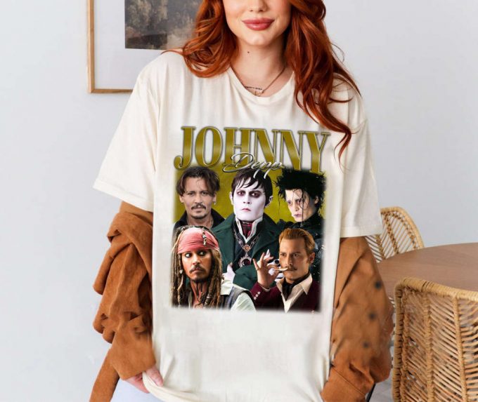 Johnny Depp T-Shirt, Johnny Depp T-Shirt, Johnny Depp Unisex, Unisex T-Shirt, Hip Hop Graphic, Trendy T-Shirt, Retro T-Shirt 2