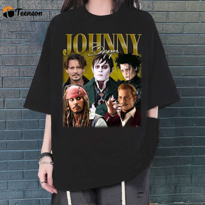 Johnny Depp T-Shirt, Johnny Depp T-Shirt, Johnny Depp Unisex, Unisex T-Shirt, Hip Hop Graphic, Trendy T-Shirt, Retro T-Shirt 1