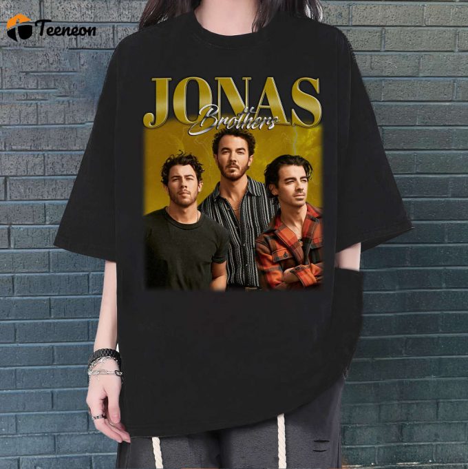 Jonas Brothers T-Shirt, Jonas Brothers T-Shirt, Jonas Brothers Unisex, Unisex T-Shirt, Hip Hop Graphic, Trendy T-Shirt, Retro T-Shirt 1