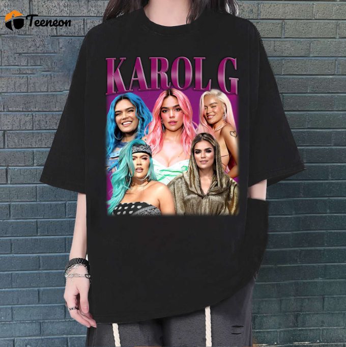 Karol G T-Shirt, Karol G Shirt, Karol G Unisex, Unisex T-Shirt, Hip Hop Graphic, Trendy T-Shirt, Retro T-Shirt 1