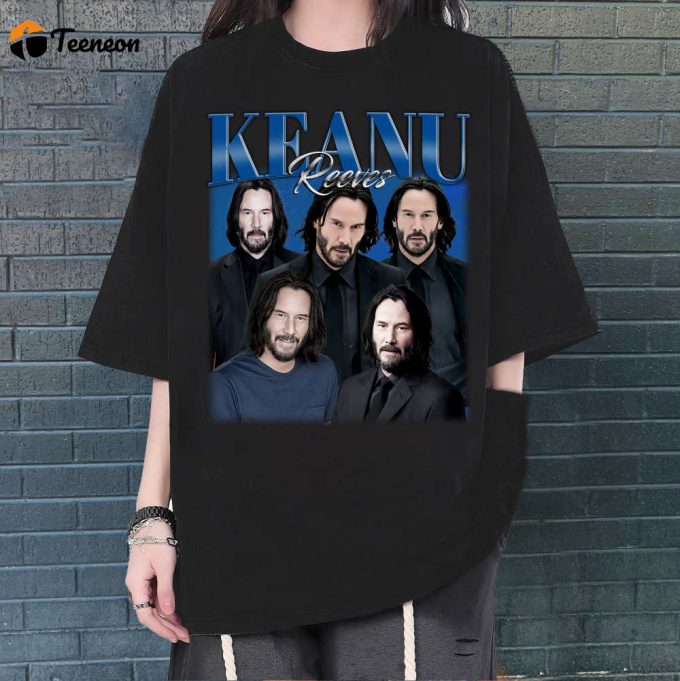 Keanu Reeves T-Shirt, Keanu Reeves Shirt, Keanu Reeves Unisex, Unisex T-Shirt, Hip Hop Graphic, Trendy T-Shirt, Retro T-Shirt 1