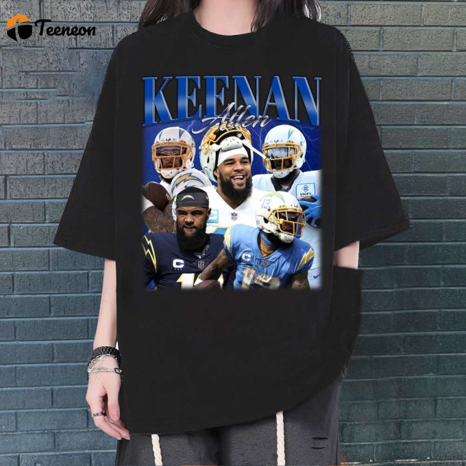 Keenan Allen T-Shirt, Keenan Allen Shirt, Keenan Allen Unisex, Unisex T-Shirt, Hip Hop Graphic, Trendy T-Shirt, Retro T-Shirt 1