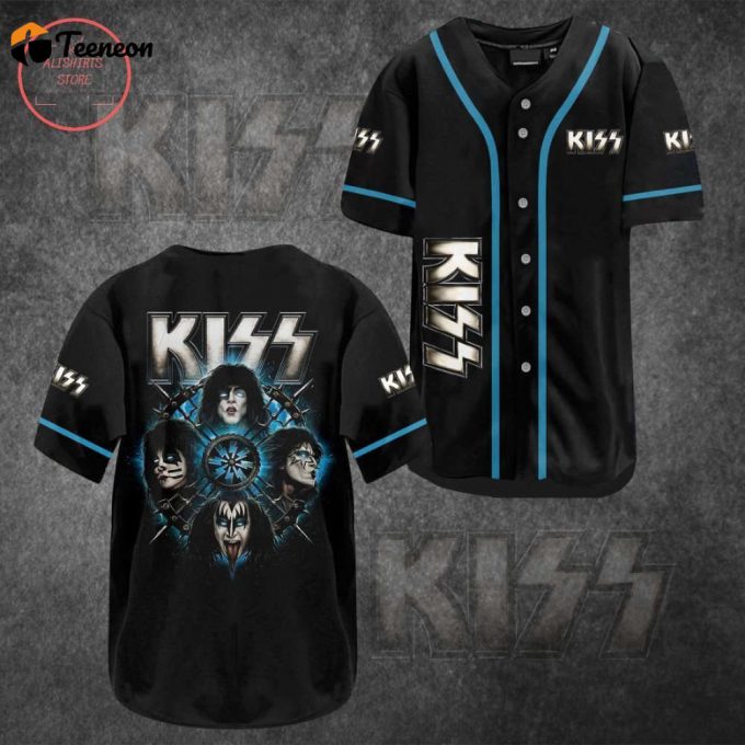 Kiss Band Baseball Jersey Gift For Men And Women 1