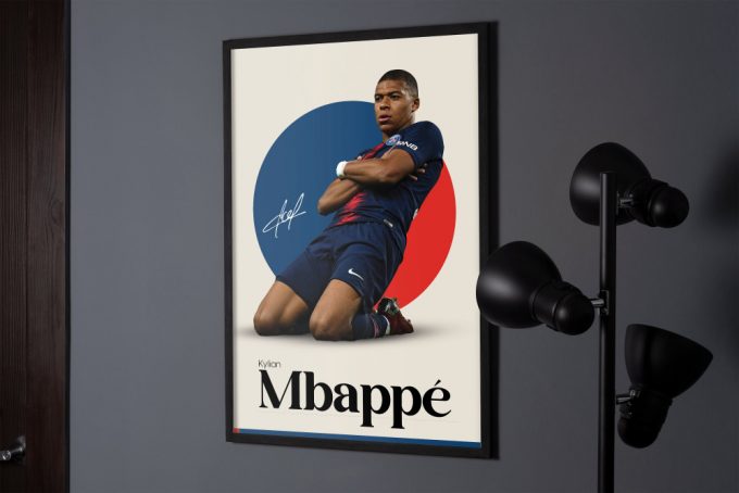 Kylian Mbappé Poster: Paris Saint Germain Soccer Gifts &Amp; Wall Art 5