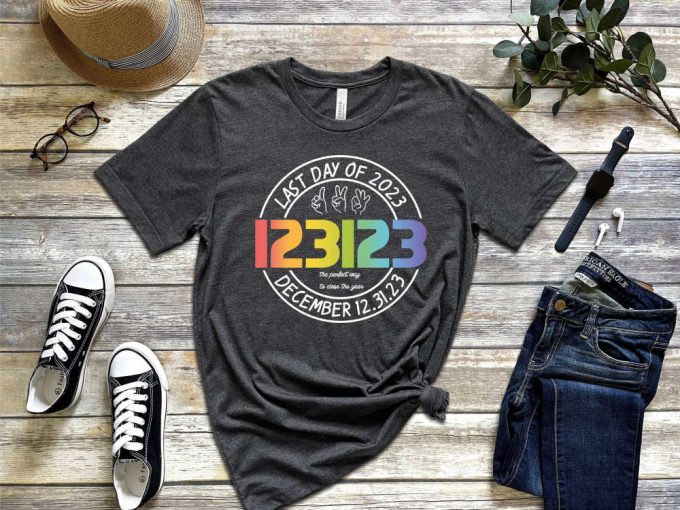 Last Day Of 123123 T-Shirt: Christmas Shirt For December &Amp; Xmas Party Holiday Vibes &Amp; Last Day Gifts – Shop The Perfect Christmas Party Shirt!