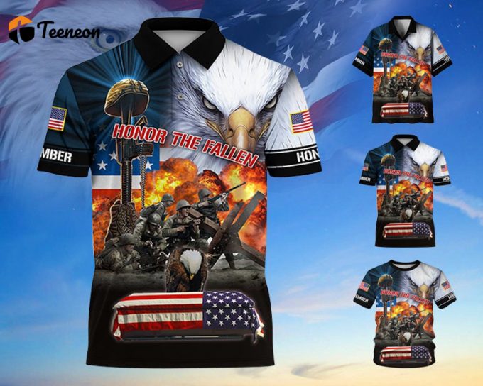 Limited Honor The Fallen Polo And Hawaii Shirt, Veteran T-Shirt, Gift For Husband, Gift For Man, Gift For Veteran Day 1