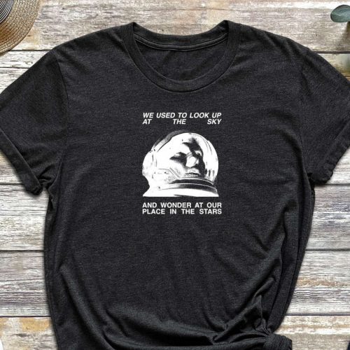 Look Up At The Sky, Astronaut Shirt, Space Shirt, Armstrong Shirt, Quote Shirt, Star Shirt, Neil Armstrong, Sky Shirt, Moon