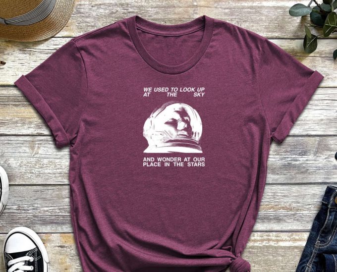 Look Up At The Sky, Astronaut Shirt, Space Shirt, Armstrong Shirt, Quote Shirt, Star Shirt, Neil Armstrong, Sky Shirt, Moon 4