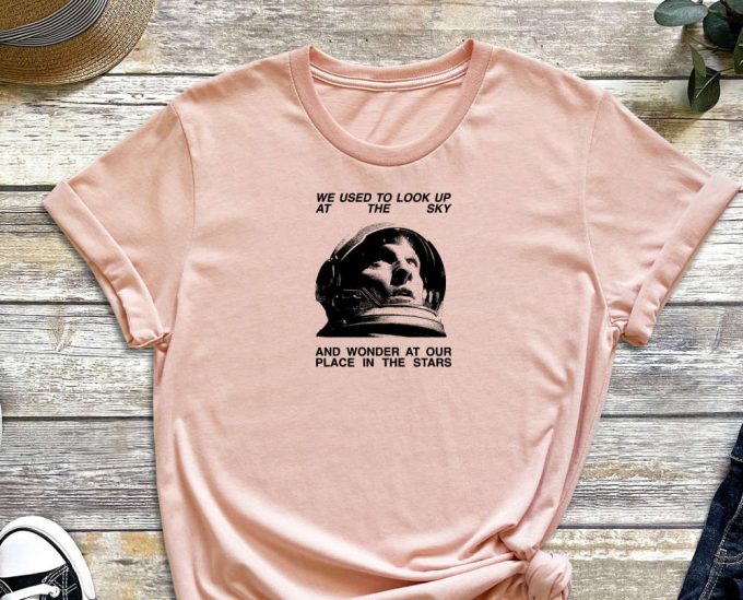 Look Up At The Sky, Astronaut Shirt, Space Shirt, Armstrong Shirt, Quote Shirt, Star Shirt, Neil Armstrong, Sky Shirt, Moon 6