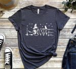 LOVE shirt, Wizard Love t-shirt, Wizard Shirt, Funny Wizard Shirt, love matching shirts, Unisex T shirt