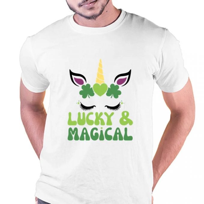 Lucky &Amp; Magical St Patrick S Day Unicorn T-Shirt: Spread The Charm With This Enchanting Tee! 2